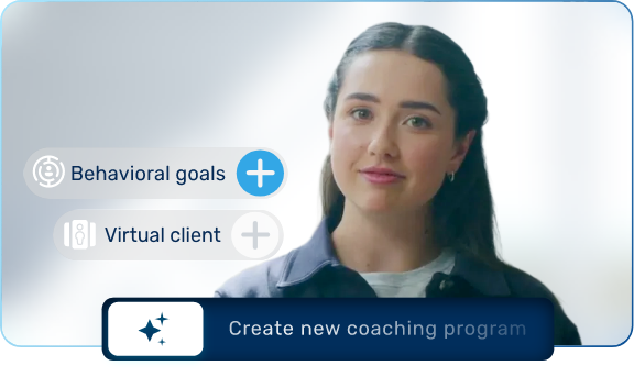 AI coaching platform interface for creating a new coaching program