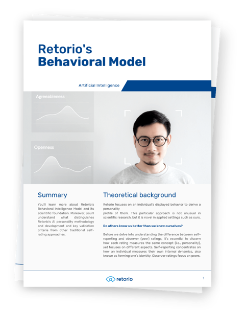 Retorio Behavioral Personalty model