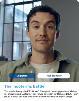 Man in late 20s with short dark hair and stubble, wearing an olive green corduroy shirt. Skeptical look.